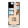 ロマネスク姫島 1Rの間取り