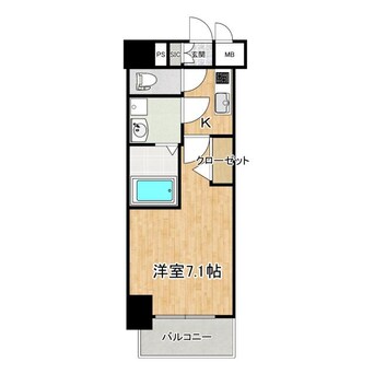 間取図 MJC大阪ファインゲート