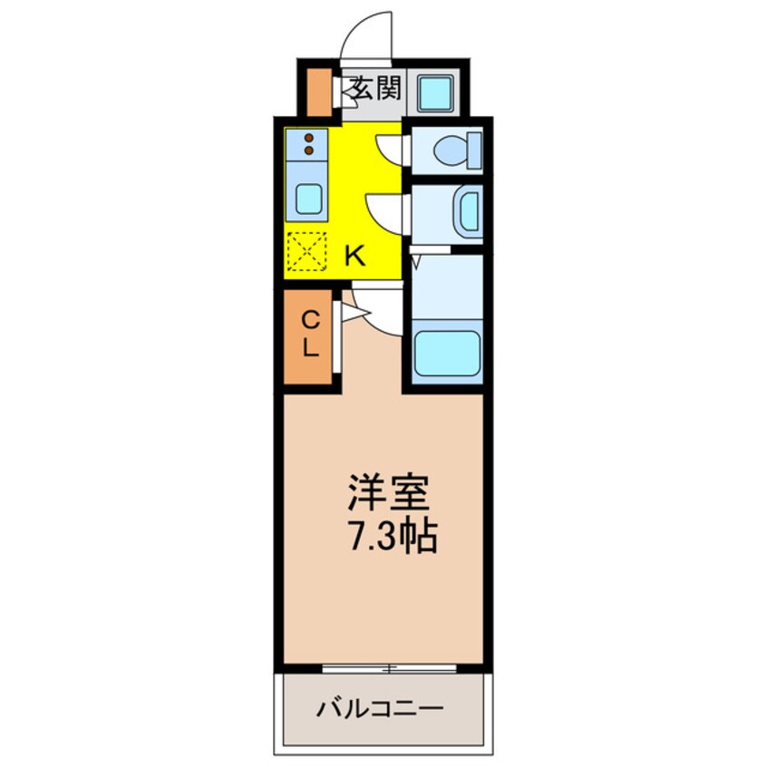 間取図 サムティ姫島フェリチェート