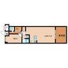 メゾンT．I．U 1LDKの間取り