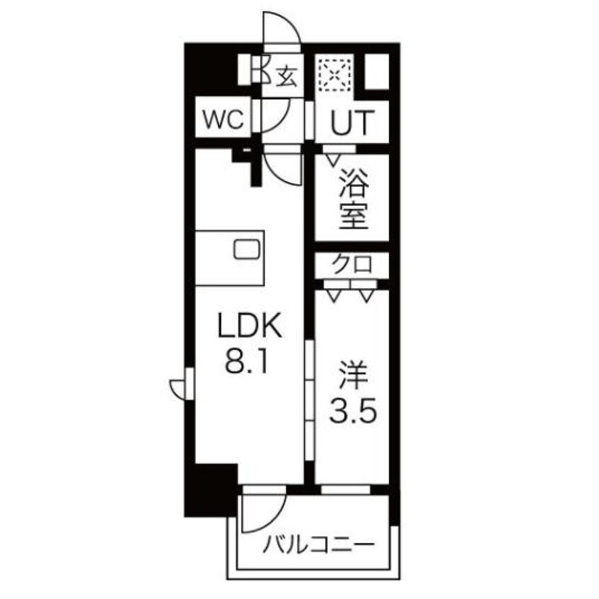 間取図 ファステートOSAKAシティーゲート