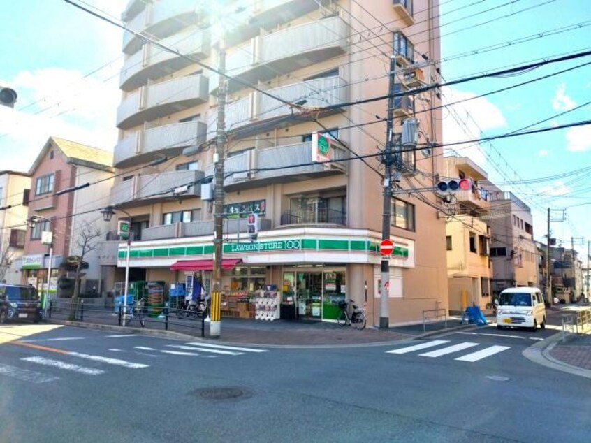 ローソンストア100西淀川大和田店(コンビニ)まで119m カーサ大和田