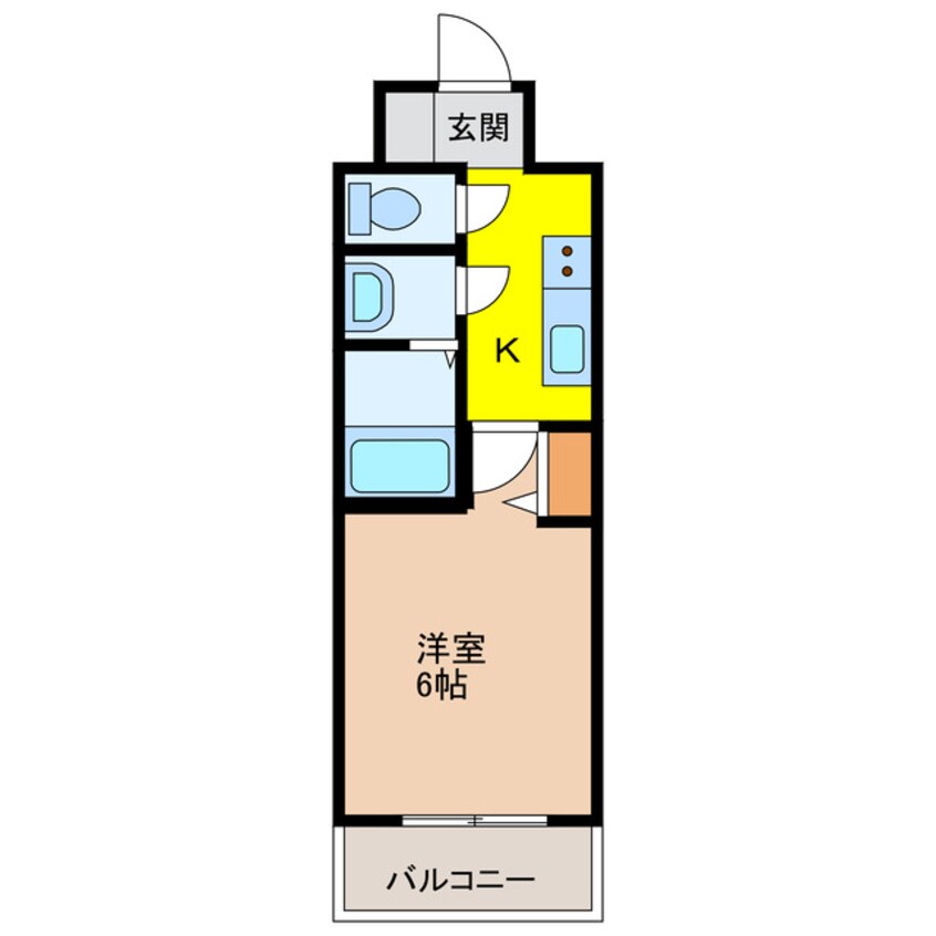 間取図 プレサンス塚本駅前