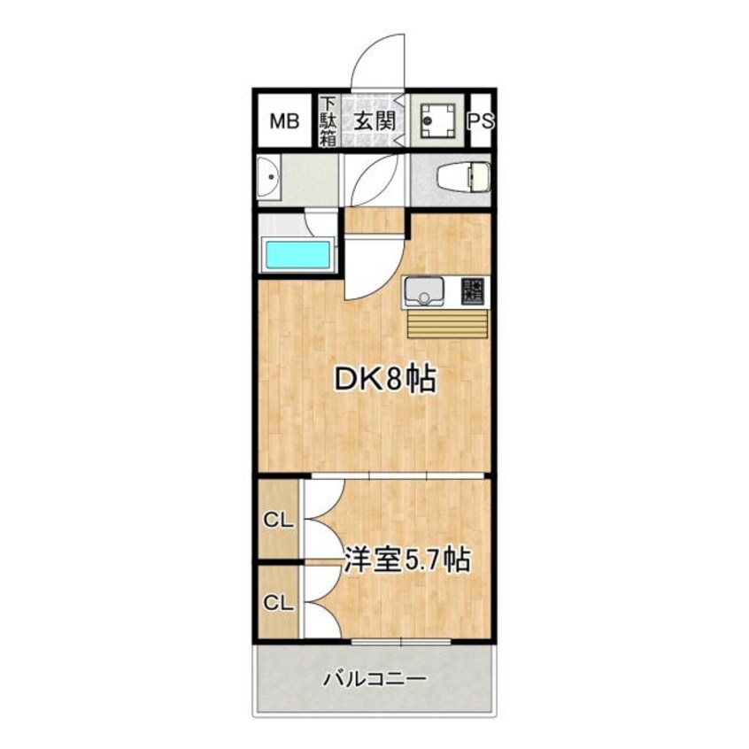 間取図 センターヒル御幣島