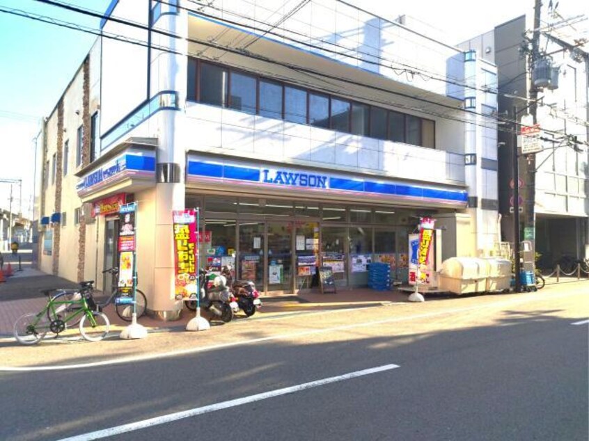 ローソン出来島駅前店(コンビニ)まで182m シャンテ