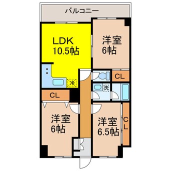 間取図 K＆T御幣島マンション