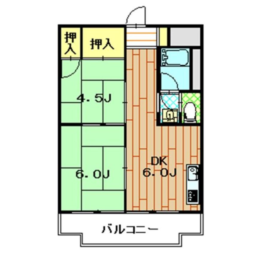 間取図 メゾンミラノ野里