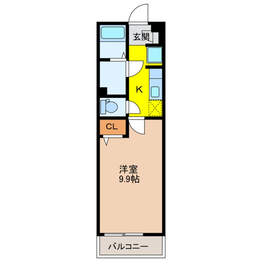 間取図 リブリ・竹島