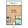 マンションミネット　 1Rの間取り