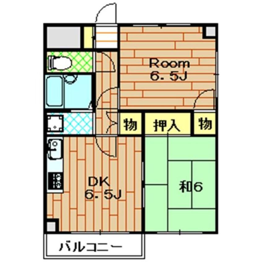 間取図 ハイツヤマトⅠ