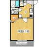 KTIレジデンス福町B 1Kの間取り