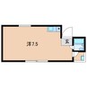 サンライズ姫島 1Rの間取り