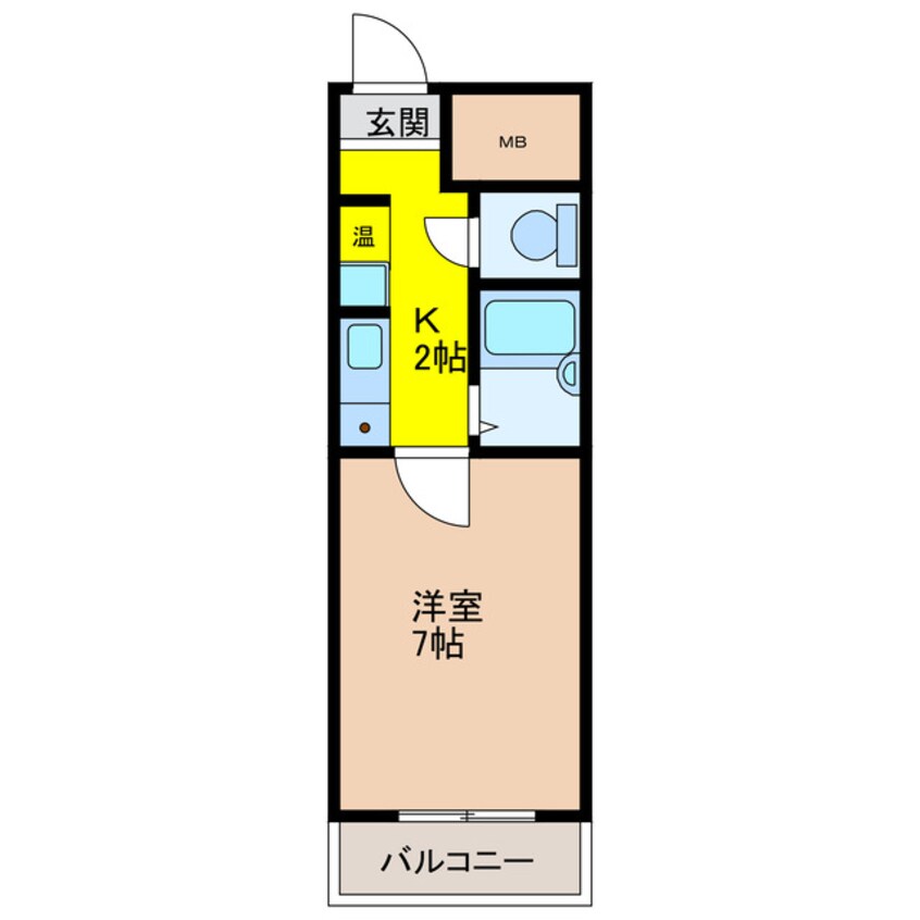 間取図 リーガル塚本Ⅴ