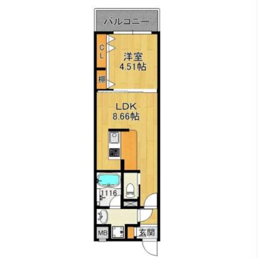 間取図 ガレリア加島