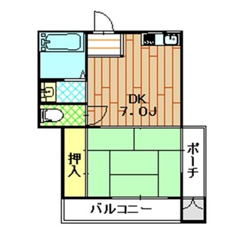 間取図 佃パークハイツ