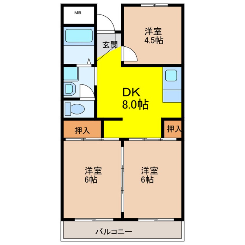 間取図 ラフェンテ塚本