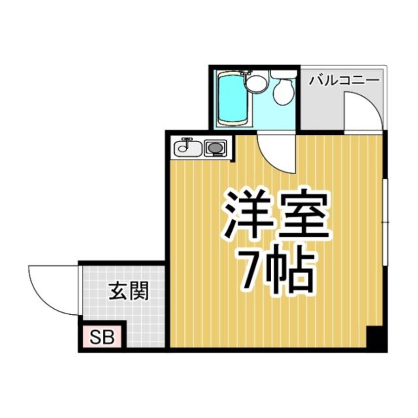 間取図 ティンバーハレ御幣島