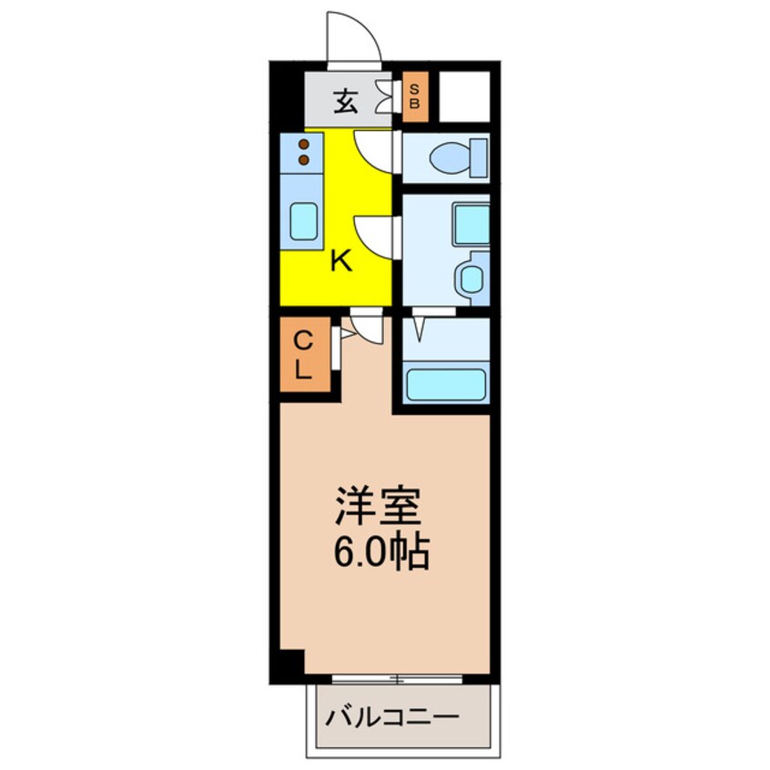 間取図 エスリード大阪デュアルゲート