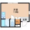 相本マンション 1Rの間取り