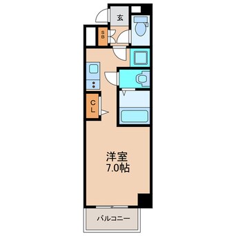 間取図 PremiumSoleilTSUKAMOTO-ekimae