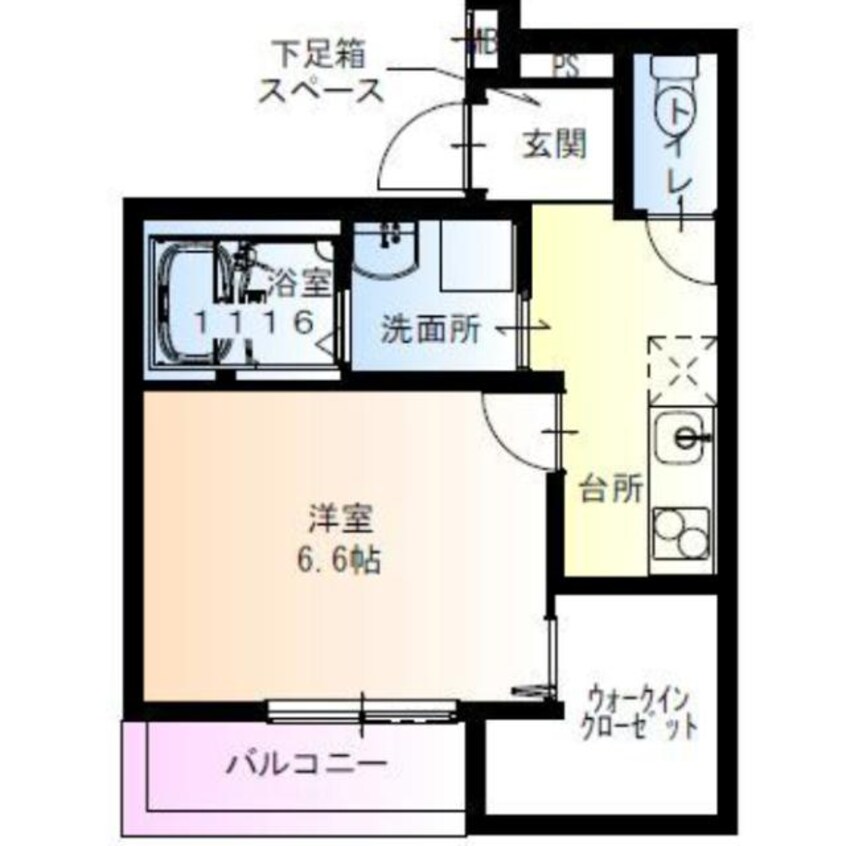 間取図 フジパレス出来島Ⅰ番館