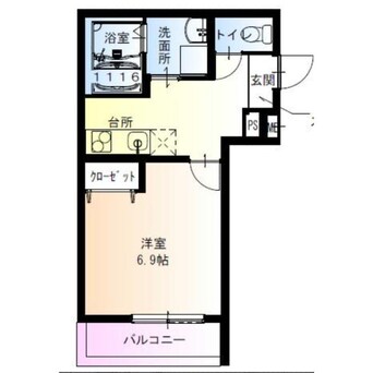 間取図 フジパレス出来島Ⅱ番館