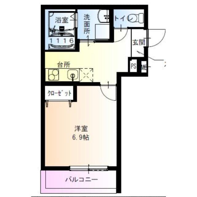 間取り図 フジパレス出来島Ⅱ番館