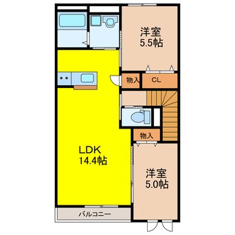 間取図 ゼファーグランディー野里