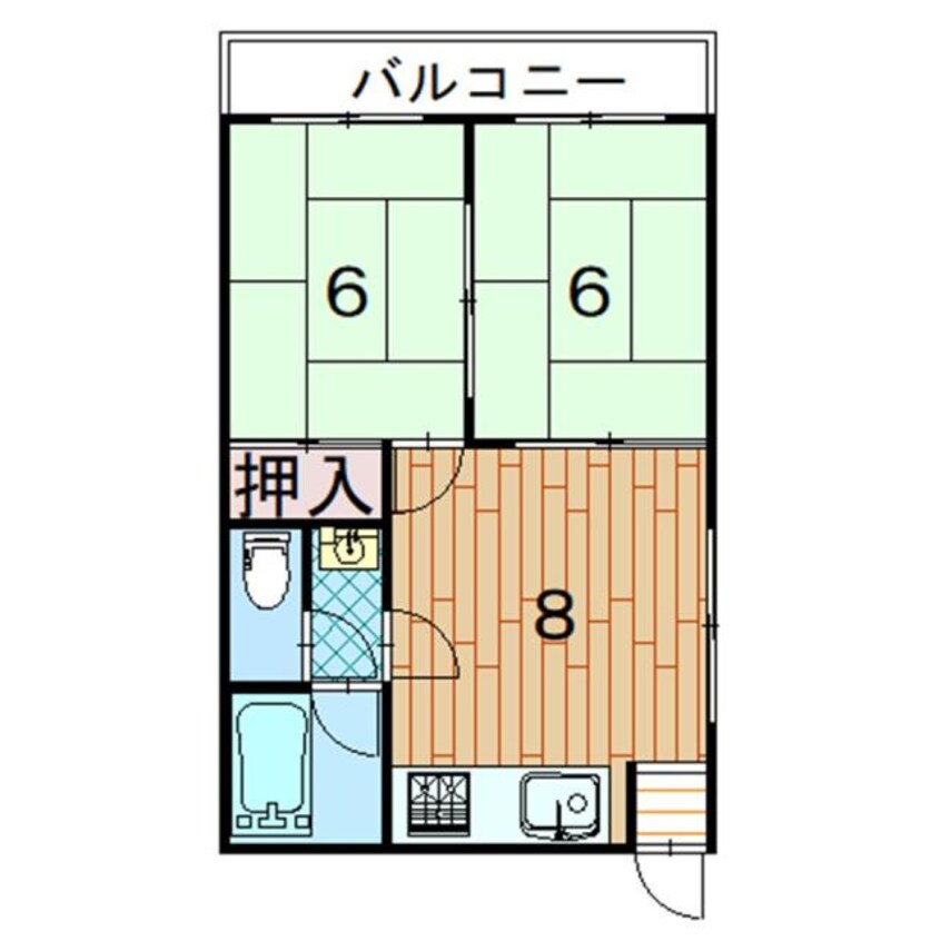 間取図 マンション萩田