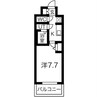 MJC大阪ラフィーネ 1Kの間取り