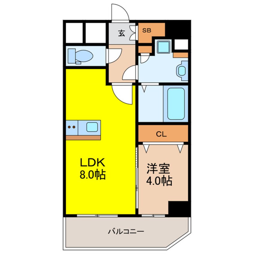 間取図 プレサンス塚本ベラビィ