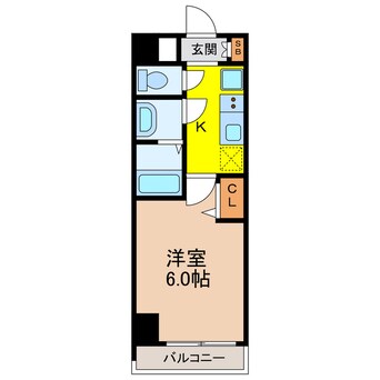 間取図 プレサンス塚本ベラビィ