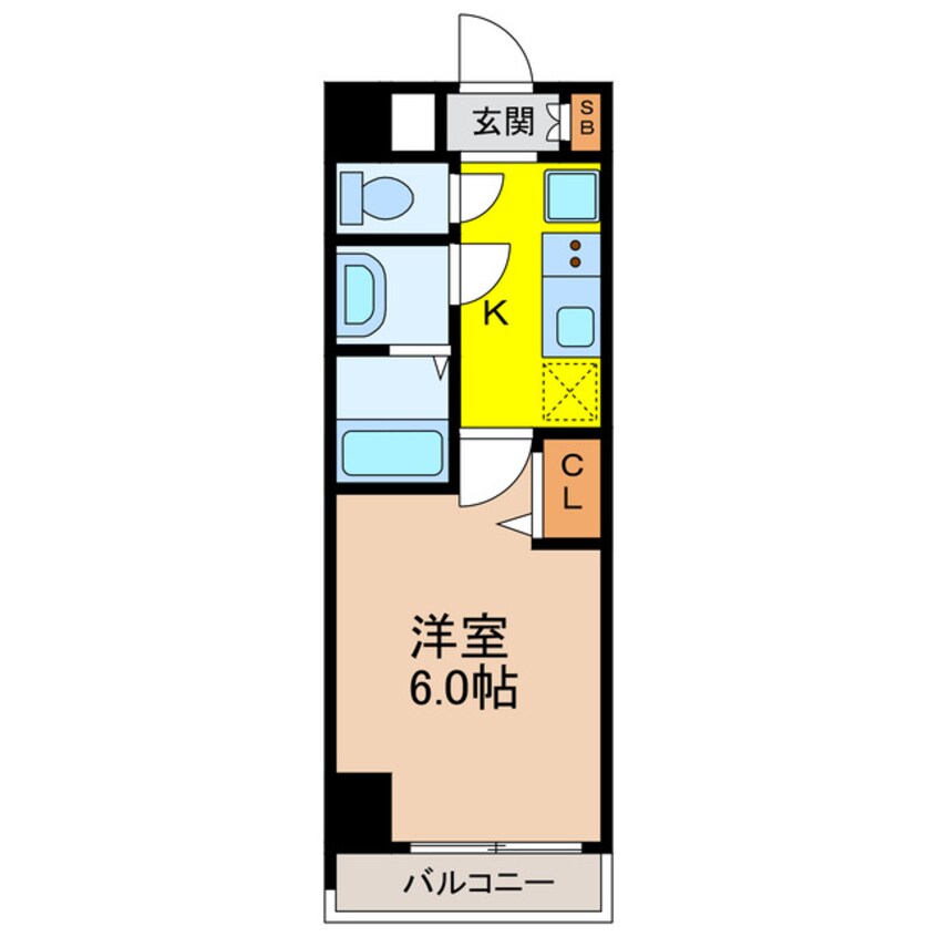 間取図 プレサンス塚本ベラビィ