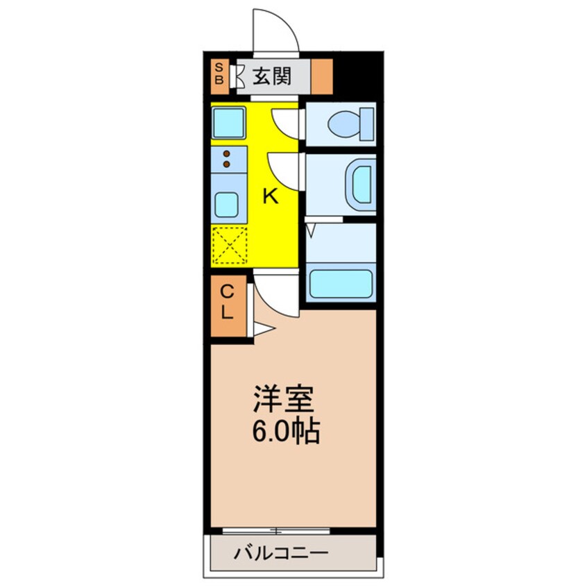 間取図 プレサンス塚本ベラビィ