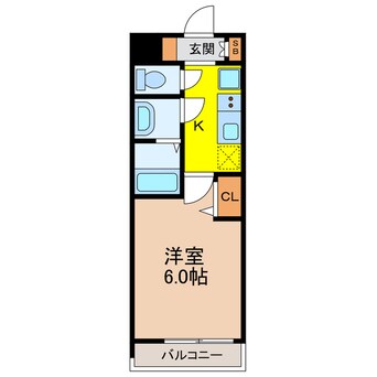 間取図 プレサンス塚本ベラビィ