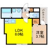 Hｰmaison千船 1LDKの間取り