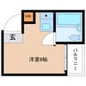 佃レインボーマンション 1Rの間取り