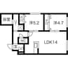 Pommeraie北円山(ポムレキタマルヤマ) 2LDKの間取り