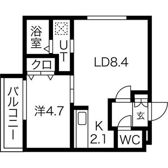 間取図 ラフィナート北円山