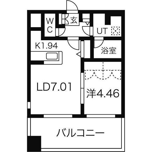 間取り図 レガーロ美術館通