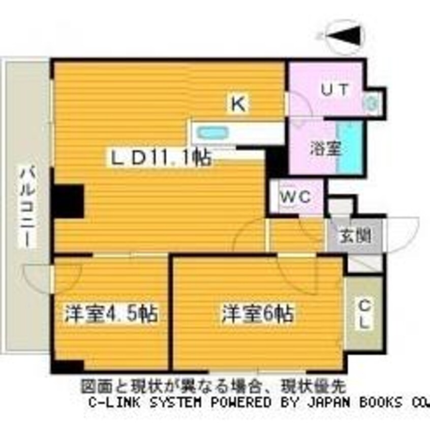 間取図 アップグラント桑園