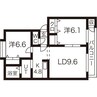 アリュール桑園 2LDKの間取り