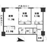 グレイスコート桑園 2LDKの間取り
