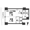 グランメール緑道舘の間取図