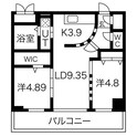 コローレ知事公館前の間取図