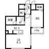 セントフィールドNorth4 1LDKの間取り