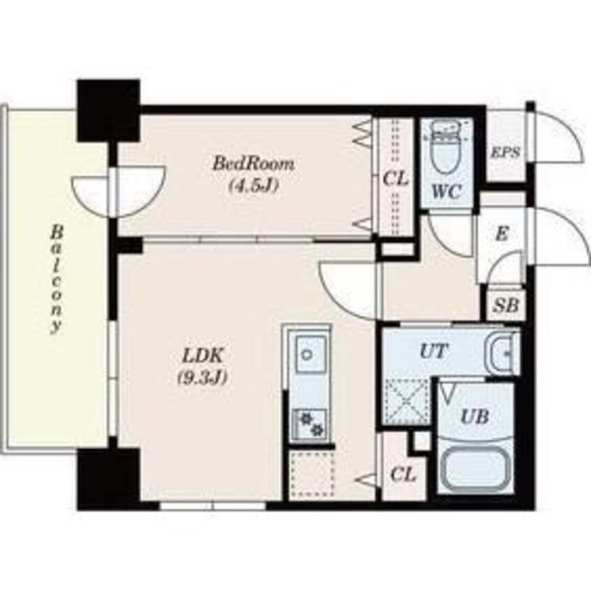 間取図 プライマル札幌桑園