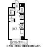 アブニール桑園 1Kの間取り
