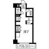 アブニール桑園 1Kの間取り