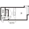 ライフステージ北大西 1SRの間取り
